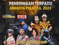 Polda Sulteng Buka Penerimaan Terpadu Anggota Polri T.A 2023