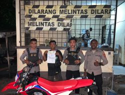Lagi, Patmor Abe Kembalikan 1 Unit Sepeda Motor Kepada Pemiliknya