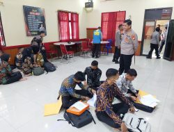 Kapolres Gowa Pantau Pelaksanaan Penerimaan Anggota Polri