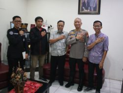 Perkuat Sinergitas, Kabidhumas Polda Sulteng Silaturahmi dengan Organisasi Media