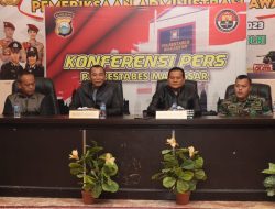Kapolda Sulsel bersama Pangdam XIV Hasanuddin, Gelar Konferensi Pers Masalah Pengrusakan Fasilitas Polri di Makassar