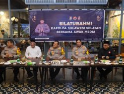Kapolda Sulsel Silaturahmi dengan Awak Media