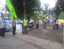 Anggota Koramil Jajaran Kodim 0808/Blitar, Laksanakan Pengamanan Sholat Idul Fitri 1444 H/2023 M