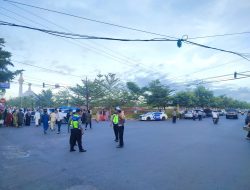 Personil Polres Gowa Amankan Pelaksanaan Shalat Idul Fitri 1444 H/2023 M