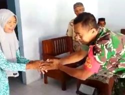 Manfaatkan Momen Lebaran, Babinsa Koramil Doko Pererat Silaturahmi dengan Warga Binaannya