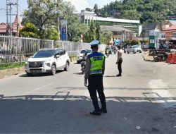 Ops Ketupat Cartenz Polresta Intens Berikan Pelayanan Arus Lalulintas