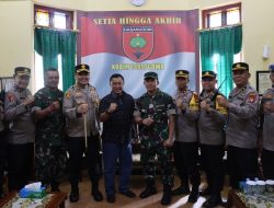 Ada Apa Kapolres Bersama Personel Datangi Markas Komando Kodim 1409 Gowa