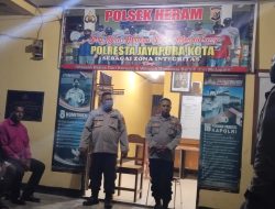 Polsek Heram Dengarkan Keluhan Pemuda-Pemudi Mamberamo Raya