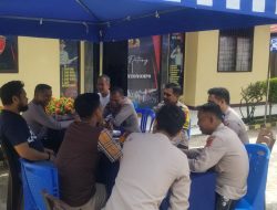 Pantau Perkembangan Siskamtibmas, Kasat Samapta Polres Gowa Sidak ke Polsek Bontonompo