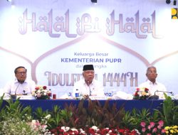 Halal Bihalal Idul Fitri 1444 H, Menteri Basuki Ingatkan Netralitas ASN di Tahun Politik