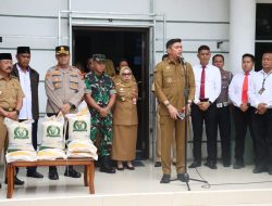 Hadiri Pelepasan Penyaluran Cadangan Beras Pemerintah Untuk Bantuan Pangan 2023, Ini Harapan Kapolres Gowa