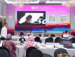 Presiden Jokowi Tinjau Pusat Media KTT ke-42 ASEAN