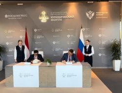 Indonesia dan Rusia Menandatangani MoU Kerjasama di Bidang Hukum