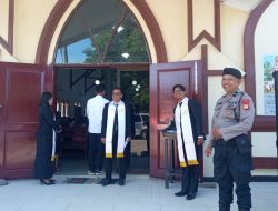 Perayaan Kenaikan Isa Almasih, Polsek Somba Opu Laksanakan PAM Ibadah Gereja