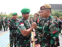 Purna Tugas, Pangdam XII/Tpr Lepas Satgas Yonarmed 19/Bogani dari Kalbar