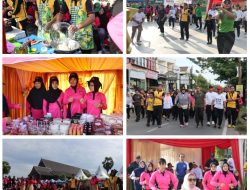 Meriahkan HUT Bhayangkara ke-77, Polres Gowa Gelar Berbagai Macam Lomba, Jalan Santai dan Senam Bersama serta Bazar UMKM