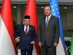 Bertemu Perdana Menteri Uzbekistan, Wapres Sampaikan Gagasan Pembangunan Soekarno Memorial Library