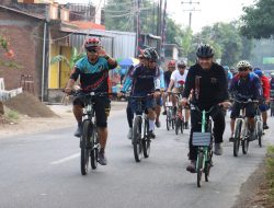 Kapolres Gowa Bersama PJU dan Personil Laksankan Kegiatan Gowes