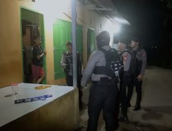 Personel Sat Samapta Polres Gowa Gelar Patroli Jalan Kaki Masuk Lorong, Ini yang Dilakukan