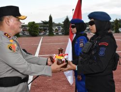 Polda Sulteng Gelar Apel Tradisi Pengambilan Air Suci Hari Bhayangkara ke-77 Tahun 2023