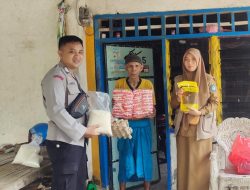 Peduli Terhadap Sesama, Bhabinkamtibmas Polsek Bajeng Beri Sembako Warga Binaannya