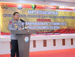 Maknai Hari Bhayangkara, Polda Sulsel Gelar Bakti Kesehatan untuk Masyarakat