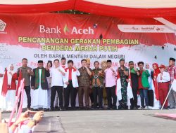 Kemendagri Canangkan Pembagian Bendera Merah Putih Tahun 2023 di Kota Lhokseumawe