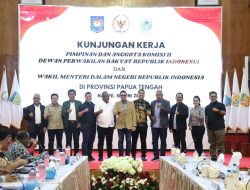 Kunjungi Provinsi Papua Tengah, Wamendagri Dorong Pemerintah Petakan Program Prioritas
