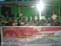 Polsek Muara Tami Gelar Para-Para Numbay Bersama Pemuda Kampung Holtekamp