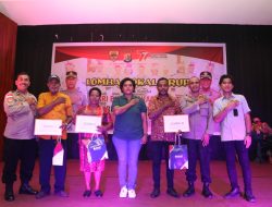 Lomba Vokal Grup Polresta Jayapura Kota Mewarnai Hari Bhayangkara Ke-77