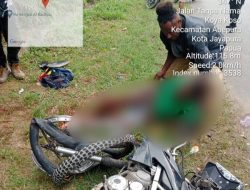 Kecelakaan Maut di Kilo IX, Dua Pengendara Motor Meninggal Dunia di TKP