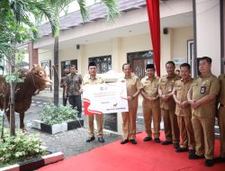 Sambut Iduladha 1444 Hijriah, Mendagri Serahkan Hewan Kurban dari Jajaran Kemendagri dan BNPP