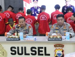 Polda Sulsel Gelar Press Release Hasil Operasi SIKAT LIPU 2023