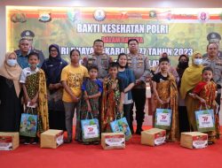 Sambut HUT Bhayangkara ke-77 Polri, Polda Sulsel Lakukan Berbagai Giat Humanis