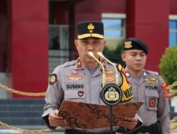 Pimpin Apel Perdana, Selaku Warga Baru ini Harapan Wakapolda Sulteng