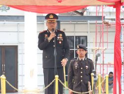Kapolres Gowa Pimpin Upacara HUT Bhayangkara ke-77