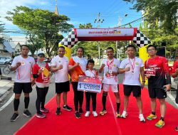 Personel Polres Gowa Raih Podium 1 di Event Bhayangkara Run 7,7K Polrestabes Makassar