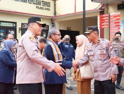Kapolres Gowa Sambut Kedatangan Tim Surveyor Akreditasi Klinik di Polres Gowa