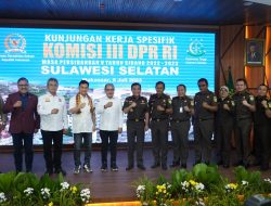Kajati Sulsel Terima Kunjungan Kerja Spesifik Komisi III DPR RI Masa Persidangan V Tahun 2022-2023