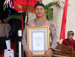 Kapolresta KBP Victor Mackbon Raih Penghargaan Kapolri di Hari Bhayangkara Ke-77