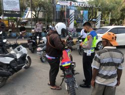 Hari Ketiga Ops Patuh, Lantas Polresta Jaring 34 Pelanggar, Sosialisasi Tertib Berlalulintas Juga Dilakukan