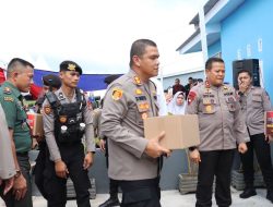 Kapolres Gowa bersama Forkopimda Hadiri Penyerahan Bantuan Rumah kepada Personel Polri