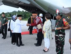 Beranjak dari Nabire, Wapres Kunjungi Kabupaten Fakfak di Papua Barat