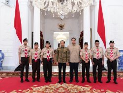 Presiden Jokowi Terima Kunjungan Kwarnas Gerakan Pramuka