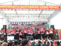 Dandim 0808/Blitar Bersama Ketua Persit KCK Cabang XXII Ikut Meriahkan Hari Bhakti Adhyaksa Ke 63 Tahun 2023