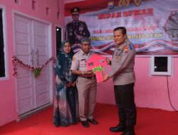 Polda Sulsel Serahkan Bantuan Bedah Rumah Bagi Anggotanya, dalam Rangka Hari Bhayangkara ke-77