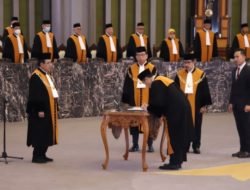 Pengambilan Sumpah Jabatan dan Pelantijan Ketua Muda Pengawasan Mahkamah Agung RI