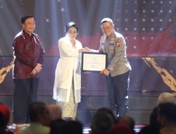 Hari Anak Nasional 2023, Kapolda Sulteng Terima Penghargaan dari Menteri PPPA
