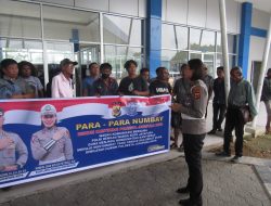 Sat Lantas Polresta Gelar Para-Para Numbay Bersama Dengan Supir Taksi