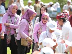 Lilik Umi Nashriyah Dampingi Iriana Jokowi Sosialisasi OASE KIM Peduli Stunting di Banyuwangi